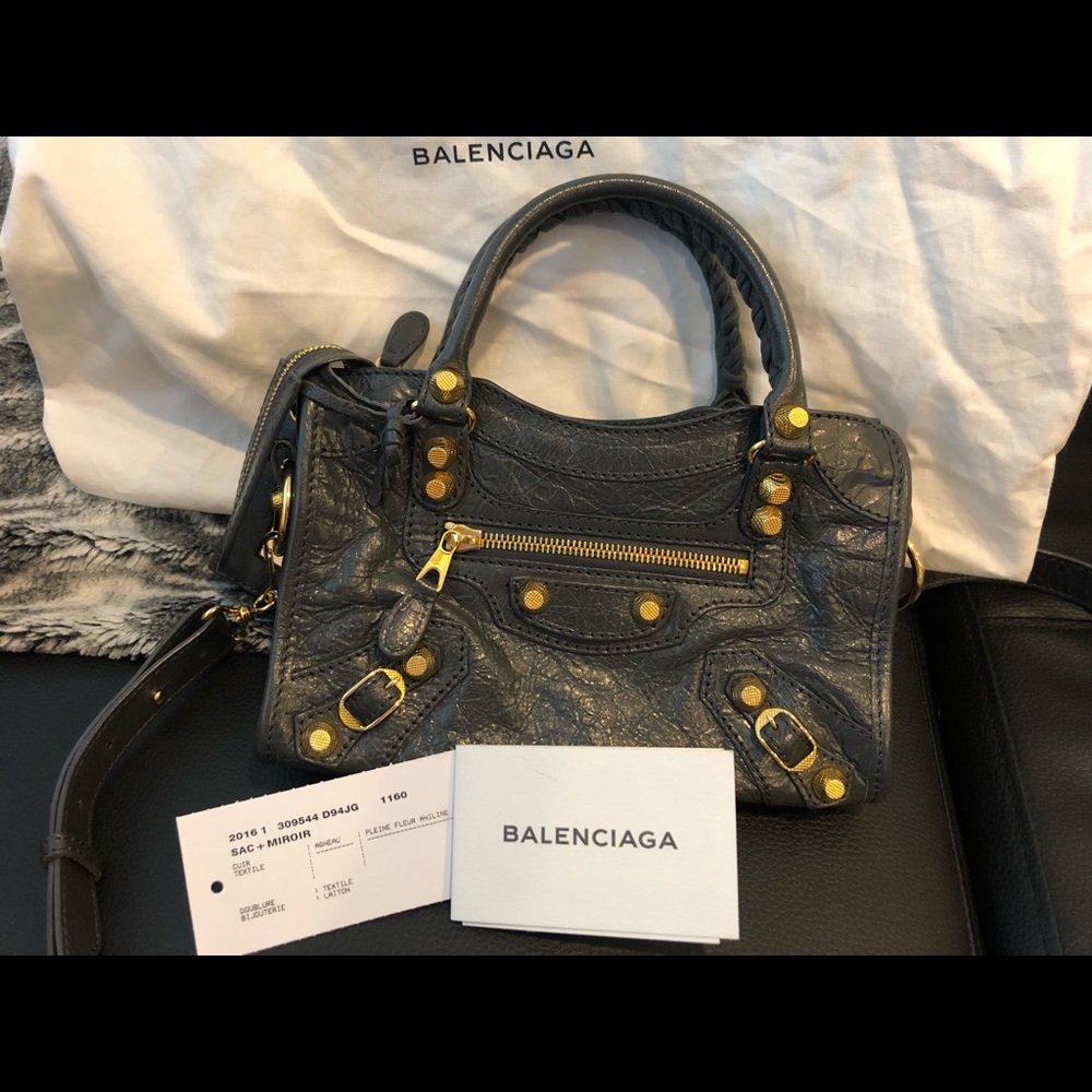 Balenciaga Giant12 Mini City Shoulder Bag